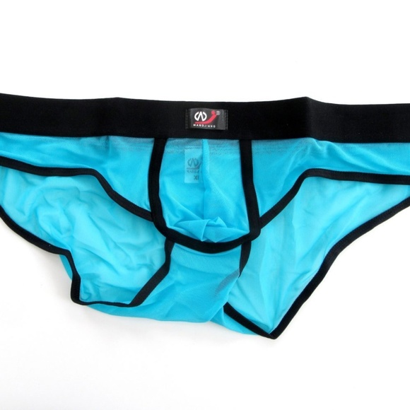 Blue Mesh Brief - Picture 2 of 5